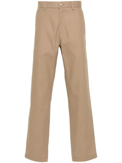 Apc A.p.c. Pantalon Mathurin In Beige