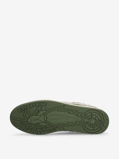 Shop Enterprise Japan Ej Egg Rocket Sneakers In Green