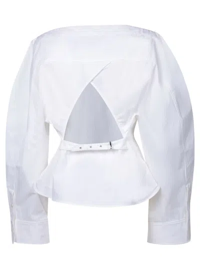 Shop Jacquemus Shirts In White