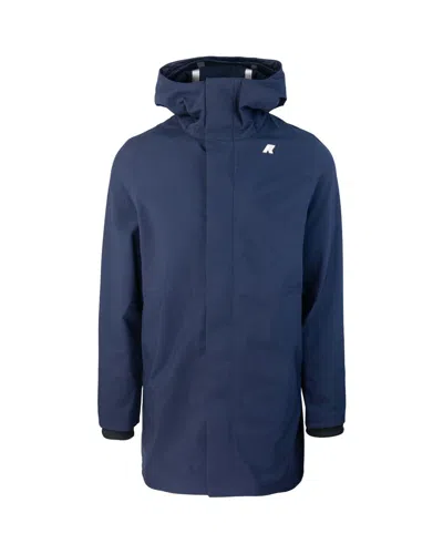 Shop K-way Jacket In Blue