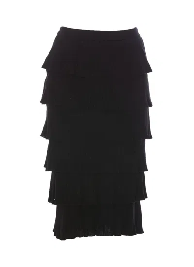 Shop Moschino Skirts In Black