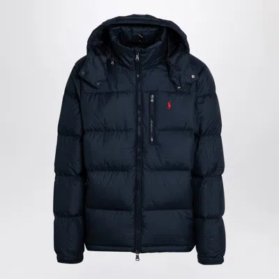 Shop Polo Ralph Lauren Navy Padded Jacket In Blue