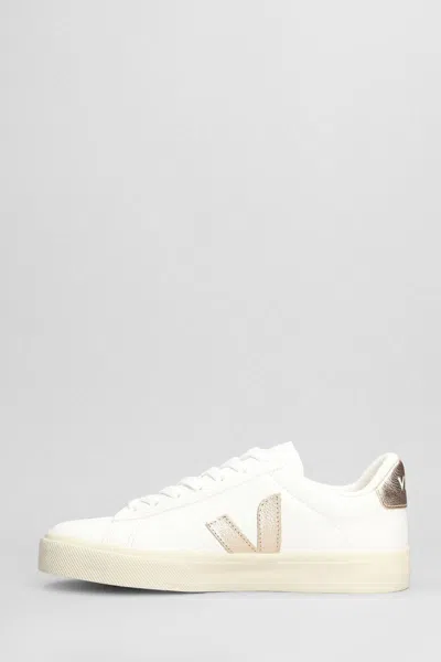 Shop Veja Campo Sneakers In White