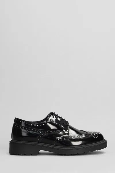 Shop Veni Lace Up Shoes In Black