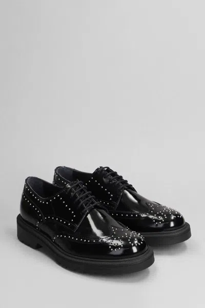 Shop Veni Lace Up Shoes In Black