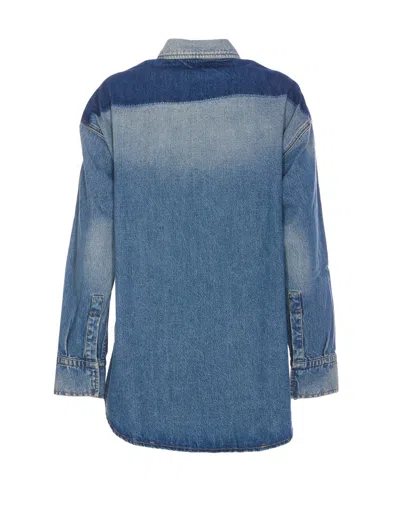 Shop Victoria Beckham Shirts In Blue