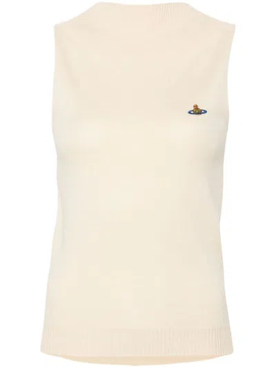 Shop Vivienne Westwood Top In Beige