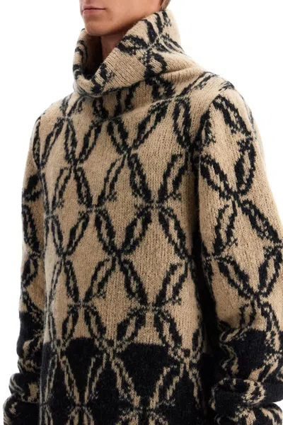 Shop Dries Van Noten "alpaca Monier In Beige