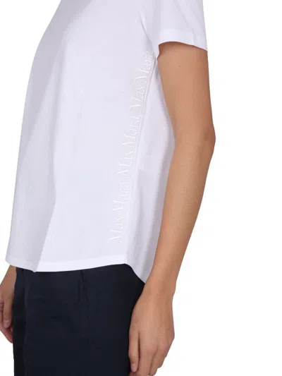 S Max Mara Crewneck T-shirt In White
