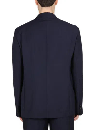 Shop Acne Studios Wool Jacket In Blue