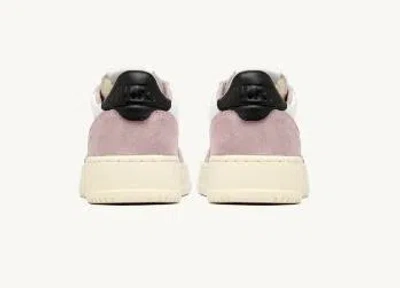 Autry Leather Sneakers With Contrast Heel Tab