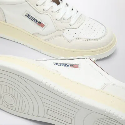 Shop Autry Medalist White/brown Sneaker