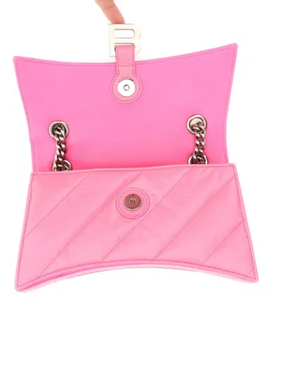 Shop Balenciaga Crush Small Bag In Pink