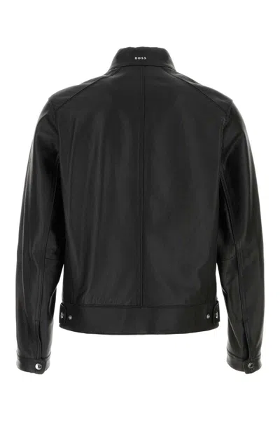 Shop Hugo Boss Boss Jackets In Black