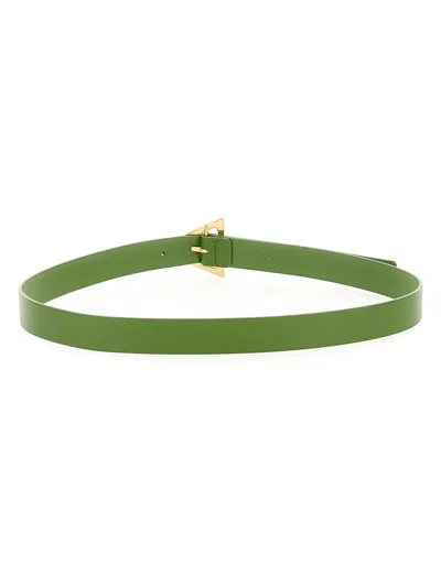 Shop Bottega Veneta Grasp Belt In Green