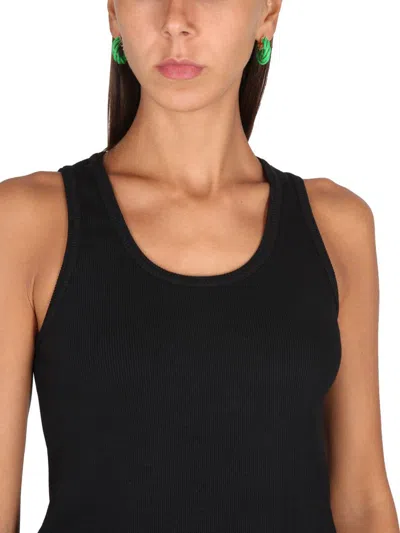 Shop Bottega Veneta Cotton Tops. In Black