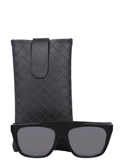 Shop Bottega Veneta Sunglasses In Black