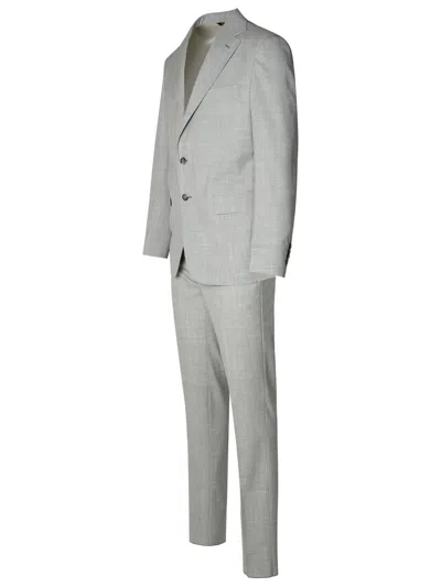 Brian Dales Grey Wool Suit In Grey
