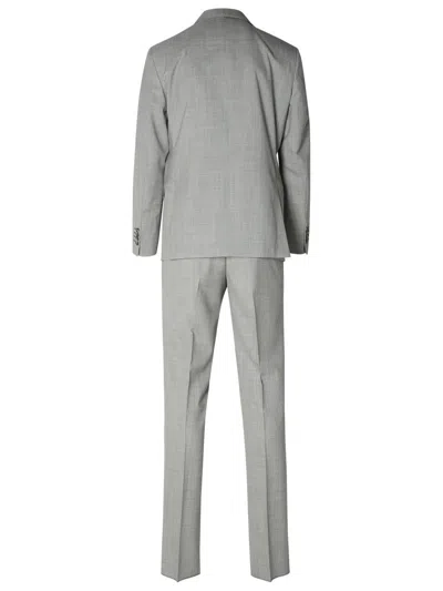 Brian Dales Grey Wool Suit In Grey