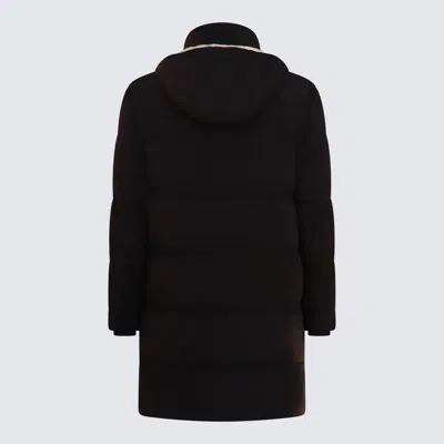 Brunello Cucinelli Black Down Jacket In Black