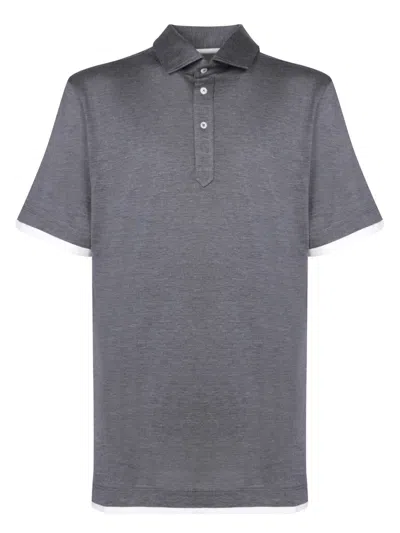 Brunello Cucinelli T-shirts In Grey