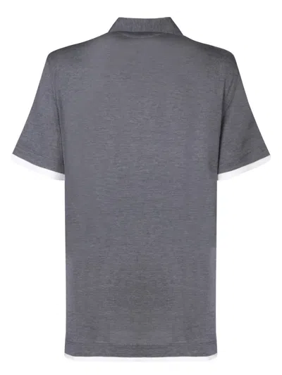 Shop Brunello Cucinelli T-shirts In Grey