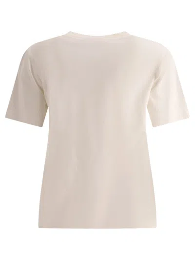 Shop Burberry "ekd" T-shirt In White