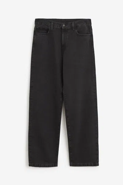 Carhartt "landon" Denim Pants Straight Leg In Black