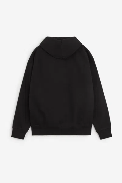 Carhartt Embroidered-logo Cotton-blend Jacket In Black