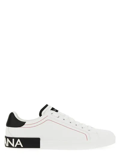 Shop Dolce & Gabbana Portofino Sneaker In White