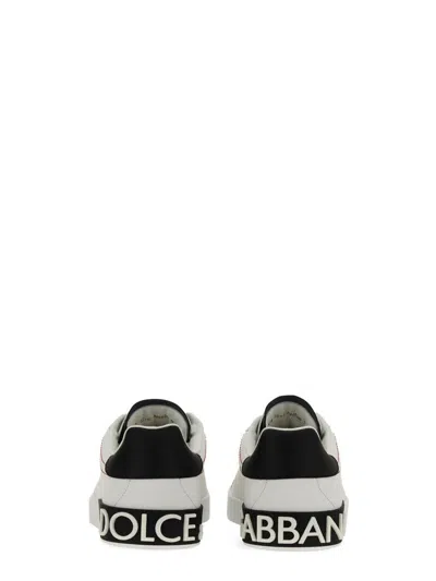 Shop Dolce & Gabbana Portofino Sneaker In White