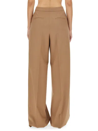 Shop Fabiana Filippi Relaxed Fit Pants In Beige