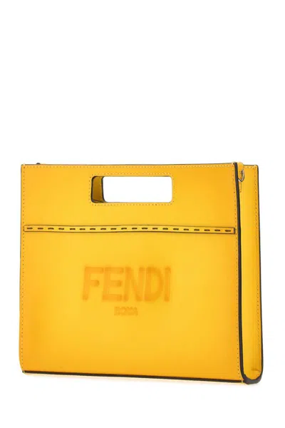 Shop Fendi Handbags. In Yellow