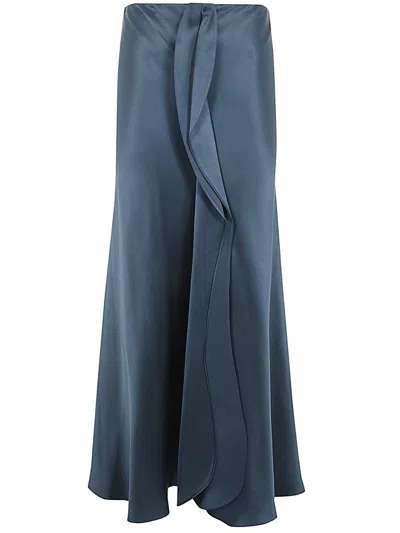 Shop Giorgio Armani Long Skirt Clothing In Green