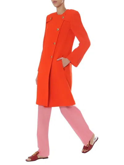 Givenchy High-waisted Tailored Trousers In Pink