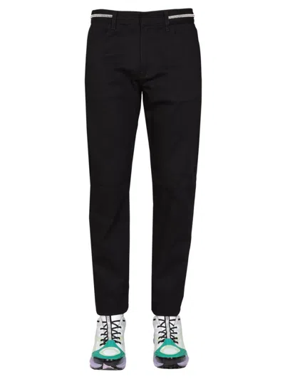 Shop Givenchy Slim Fit Jeans With Metallic Details In Black