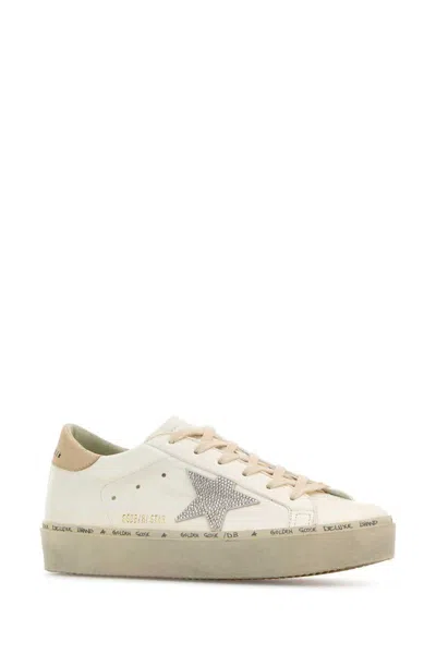 Shop Golden Goose Sneakers In White