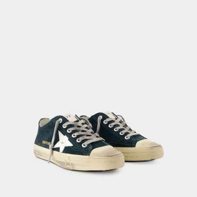 Shop Golden Goose V-star 2 Sneakers In Green