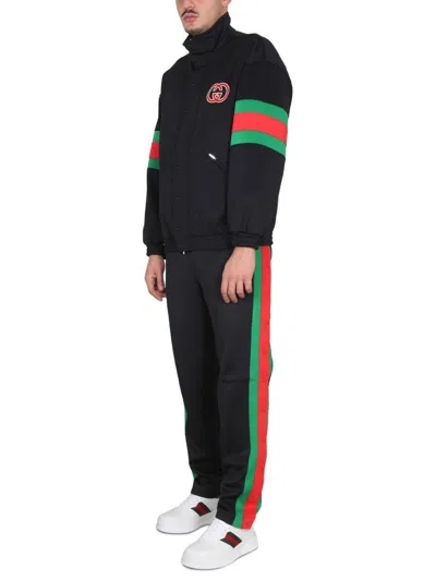 Shop Gucci Lightweight Neoprene Jacket In Black