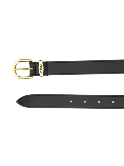 Shop Isabel Marant "zadd" Belt In Black