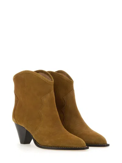 Shop Isabel Marant Boot "darizo" In Brown