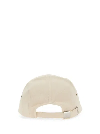 Shop Isabel Marant Hat With Logo In Powder