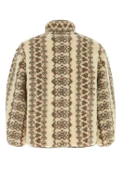 Isabel Marant Madeo Oversize Fleece Jacket In Printed