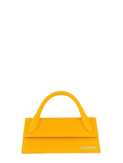 Shop Jacquemus "la Chiquito Long" Bag In Yellow