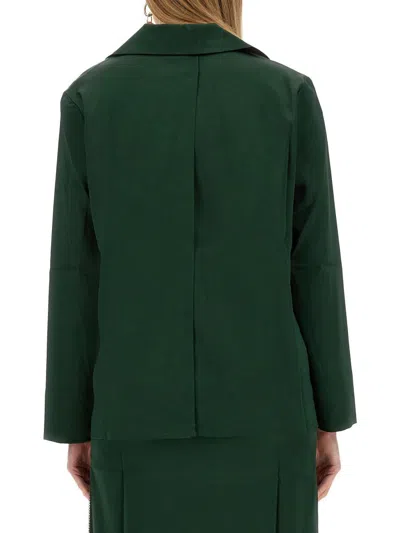 Shop Jacquemus "la Chemise Night" Shirt In Green