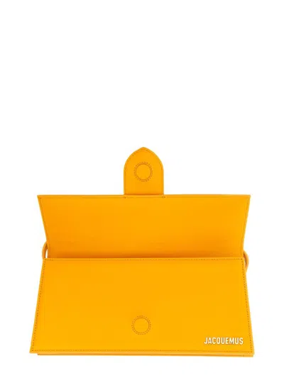 Shop Jacquemus "le Bambino" Long Bag In Orange