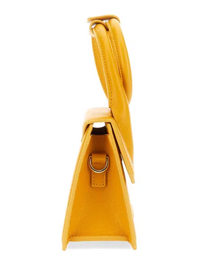 Shop Jacquemus "le Chiquito Noeud" Bag In Yellow