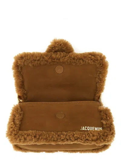 Shop Jacquemus "le Petit Bambimou Doux" Bag In Brown