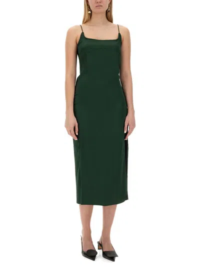 Shop Jacquemus "night" Dress In Green