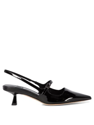 Shop Jimmy Choo "didi 45" Slingbacks In Black